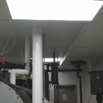 100% Water and Chemical Proof Ceiling Tile in Mixing Plant